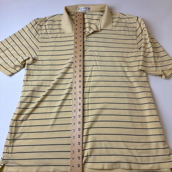 Right Edge Polo Shirt Mens XL Striped Golf Hoar Construction Embroidered Work - Picture 8 of 11
